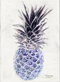 blue pineapple